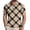 GrayF0519&23, variant on Garbnen Mens Polo Shirts Short Sleeve Plaid Color Block Collared Men's Henley Shirts Lightweight Breathable Casual Summer Beach Vacation Golf Shirt for Men Brown XXXL
