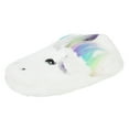 thumbnail image 4 of Jessica Simpson Girls Plush Fluffy Slip-on House Slippers with Memory Foam, 4 of 9