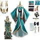 thumbnail image 1 of Anime Genshin Impact Gorou Cosplay Costume Wig Tail Belt Waist Glove Hairball In Front Of Chest Headdress Two Finger Socks Girl heqiyong LED, 1 of 2