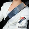 thumbnail image 4 of WERPE Mountain Fog Sunset Soft Comfort Car Seat Belt Pads Cover Car Interior Decor Ideal for Car Interior Accessories 2Pcs, 4 of 6