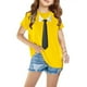 thumbnail image 1 of Niño Pequeño Camisa de Pascua Chico Manga Corta Camiseta Gráfica Cuello Redondo Crop Top para 3-14 Años Niñas Y Chico, 1 of 3