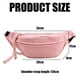 thumbnail image 4 of Riñoneras adecuadas para mujeres y hombres, bolsos tipo mensajero para correr, riñoneras de moda deportiva, color blanco, 4 of 5