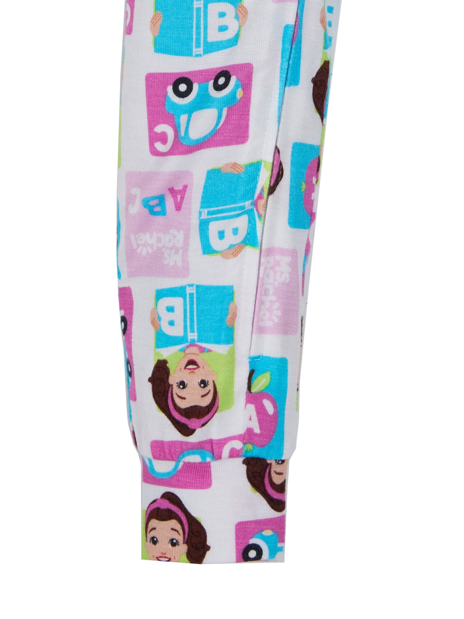 Ms Rachel Toddlers Girls One-Piece Sleeper, Sizes 12M-5T