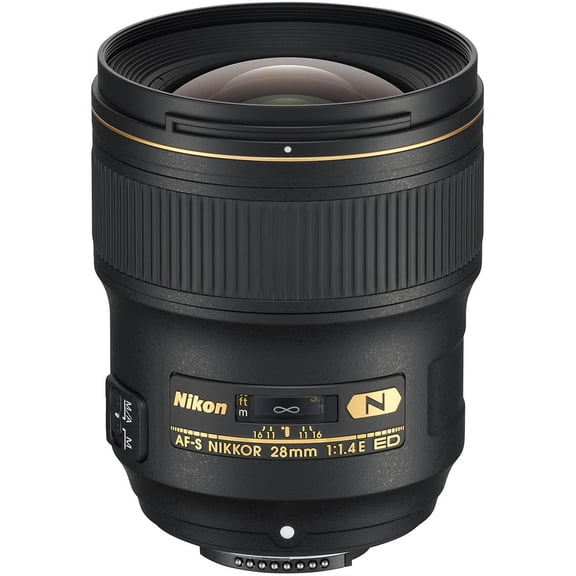 Nikon Nikkor AF-S - Wide-angle lens - 28 mm - f/1.4 E ED - Nikon F - for Nikon D3200, D3300, D3400, D5, D500, D5300, D5500, D5600, D7200, D750, D7500, D810, D850