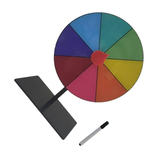 Maytalsory Tabletop Prize Turntable Set with Erasable Pen is made for Shops Carnival Gatherings 8 grid