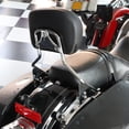 thumbnail image 3 of AUFER Respaldo desmontable Sissy Bar Respaldo vertical del pasajero con almohadilla compatible con Touring Road King Street Glide Electra Glide Road Glide FLHR FLHX FLHT FLTR 2009-2024 (cromado), 3 of 5