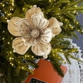 thumbnail image 1 of Ganfancp Flor de Navidad Sequindecorations Árbol de Navidad Recortable Arreglo Floral Accesorios Simulación Flor Decoración Ofertas de La Semana 1*Flor de Navidad, 1 of 6