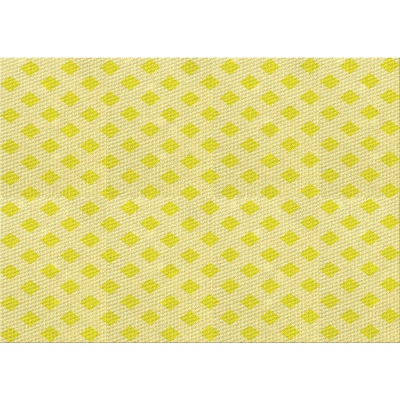 Ahgly Company Machine Washable Indoor Rectangle Transitional Golden Brown Yellow Area Rugs, 8' x 12'