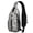 Black-18, variant on Mandala Black & White Zen Crossbody Bag – Symmetrical Geometry Floral Pattern – Elegant Classic Spiritual Design – Lightweight, Adjustable Strap