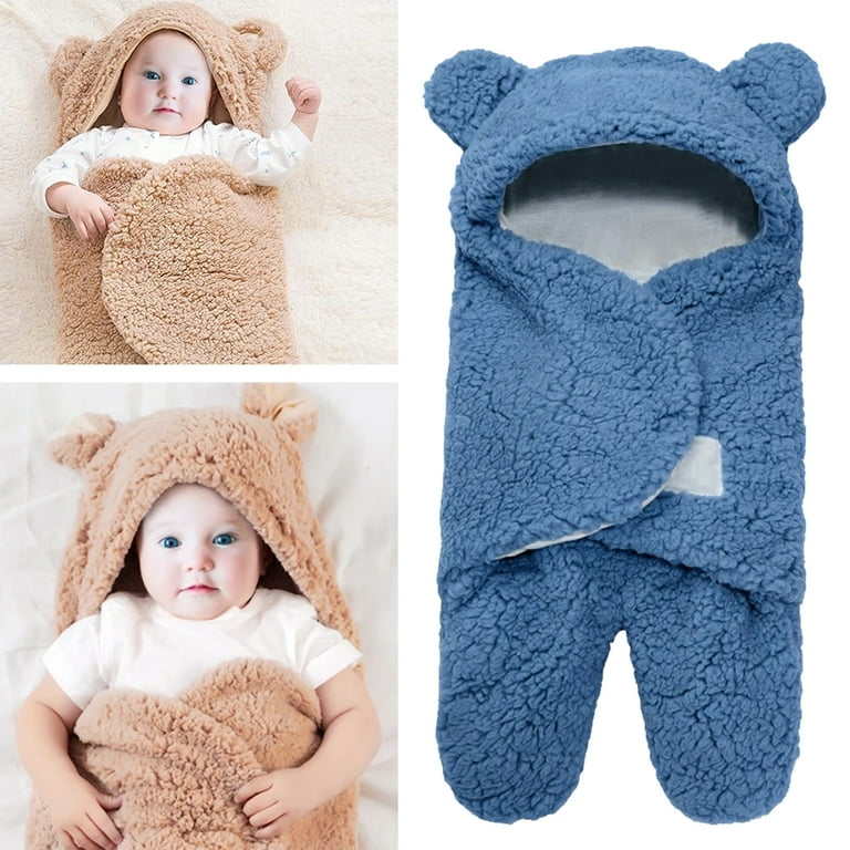 Baby Sleep Knitted Sleeping Bag Swaddle Shower Gift for Cocoon