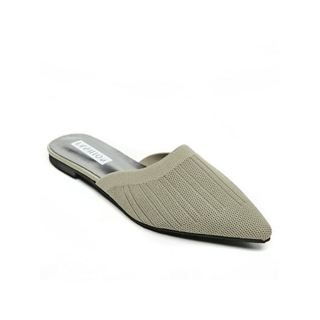 

Difumos Women Pointed Toe Backless Mule Comfortable Mules Shoes Slip-on Loafers