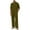 Army Green, variant on Mens 2 Piece Set Casual Fall and Winter Outfits Long Sleeve Stand up Collar Shirt & Pants Sweatsuit Set Brown