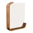 thumbnail image 3 of Luzkey Picture Frame Ornament Easy to Install for Home Decor,Double Sided Photo Frame,Wooden Display Stand for Office Weddings Table 6 Inch, 3 of 8