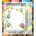 thumbnail image 2 of 48 Pcs Happy Easter Day Stationery Letter Writing Paper - 8.5 x 11 Inch Colorful Letter Writing Paper Set, 2 of 5