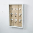 thumbnail image 2 of Wall Mounted Key Hook Rack Wood Floating Storage Shelf For Home Wall Decorations, 2 of 9