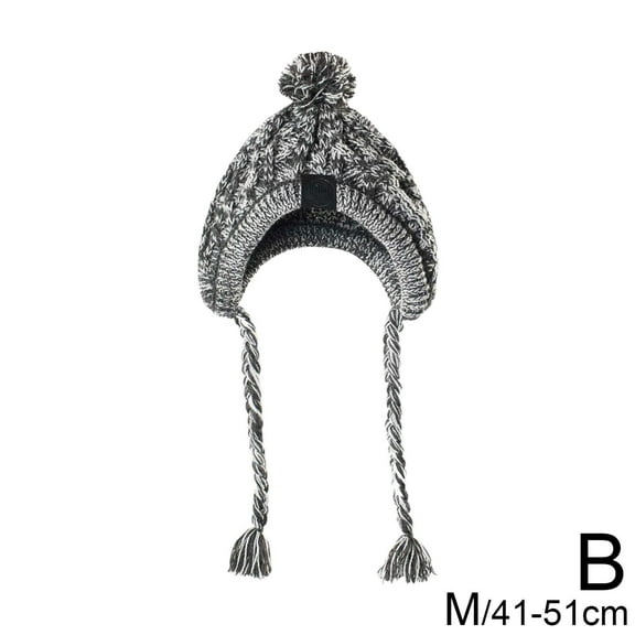 Winter Warm Dog Hats Windproof Knitting French Bulldog Hat For Dogs Chihuahua Puppy Pet Hat Accessories Hat X1H2 Fluffy Ball