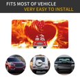 thumbnail image 3 of Valentine Gnome Car Heart License Plate Front Metal Car Plate 6×12 Inch Aluminum Noverlty License Plate Decorative Car Vanity Tag Plates Gifts, 3 of 6