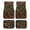 Autumn Leaf Pattern, variant on Pzuqiu Skull and Lightning Print Car Cloth Floor Mats Full Set Car Floor Mats Protect Your Vehicle's Interior Car Accessories All Weather Fit for SUV Van