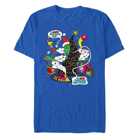 Men's Dr. Seuss Christmas the Grinch Find a Way Graphic T-Shirt