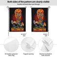 thumbnail image 5 of ZNDUO Zombie Evil Pumpkin Pattern Halloween Garden Flag, Small Yard Lawn Flag for Outdoor House Decor Holiday Home Decorations, 12.5"x18", 5 of 8