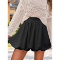 thumbnail image 5 of Women Summer Boho High Waisted Ruffled Cute Casual Dressy Mini Skorts, 5 of 7