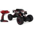 thumbnail image 1 of Cross-Country Racing Rock Crawler 4WD Toy Black Rally Truck RC Car 2.4 GHz 1:14 Scale Size w/ Working Suspension, Spring Shock Absorbers, 1 of 4