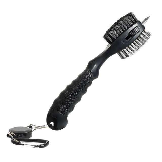 maskred Golfing Cleaners Brush Professional Golfs Putter Ball Groove Cleaning Retractable Comfortable Grip Black 1 Pc