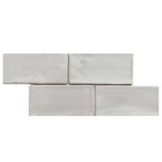 The Tile Life Talavera Smoke 3x6 Glossy Ceramic Subway Wall Tile - 1 Sample