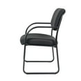 thumbnail image 5 of Boss Office Products B9521-BK Fabric Sled Base Guest Chair with Arms, Black, 5 of 8