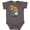 Charcoal Grey, variant on Inktastic Space Force Dinosaur Astronaut Boys or Girls Baby Bodysuit
