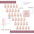 thumbnail image 4 of Uñas cortas con forma de almendra Glamnetic Gold Standard de Press On Nails, 4 of 6