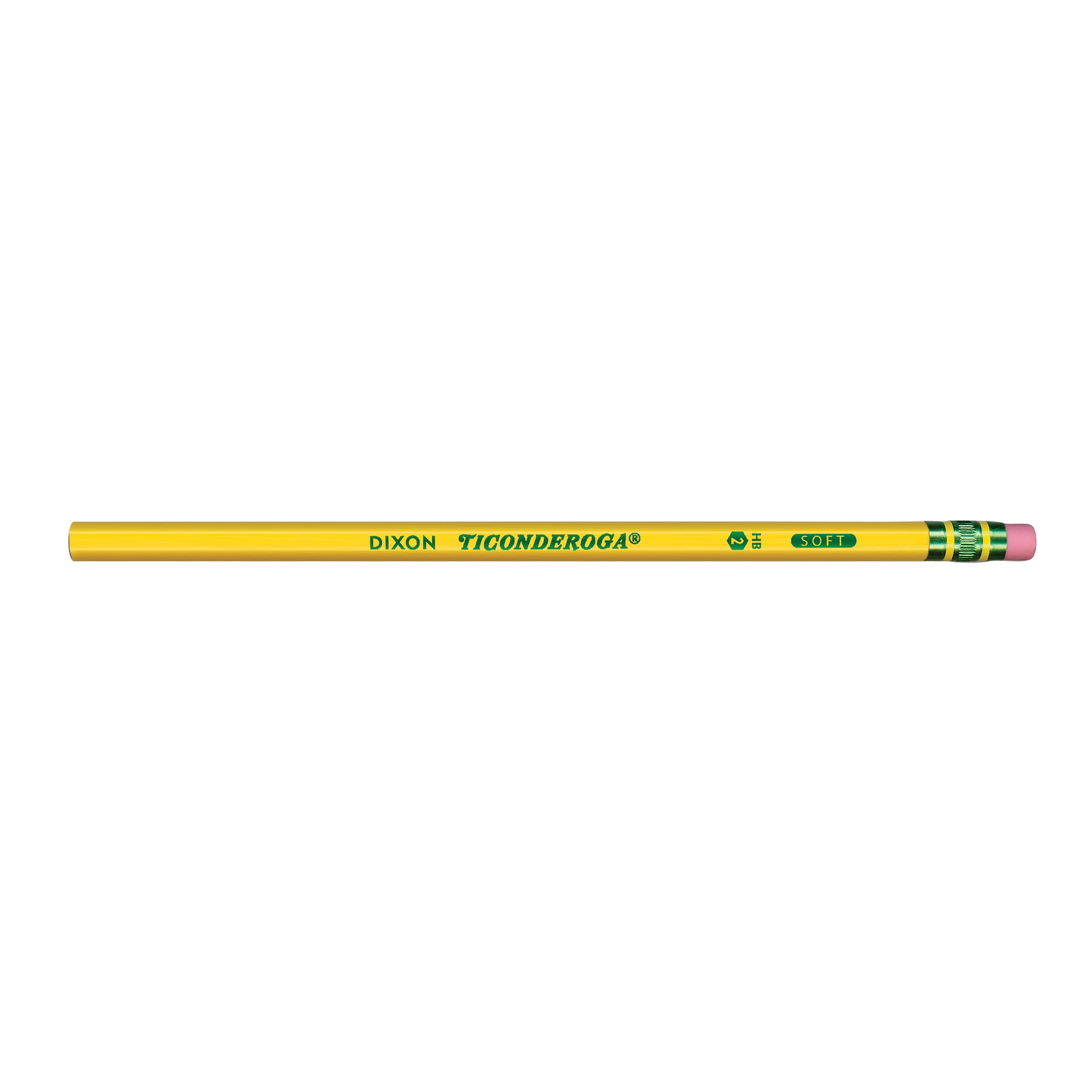 Ticonderoga Pencils, #2 Soft, Yellow, Unsharpened, 24 Per Pack, 2 Packs