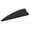 Black, variant on 50 Pcs Professional 50mm Shield Shape Arrow Fletches Lightweight Soft Plastic Feather Fletching DIY Archery Vanes Accessories for Glass Fiber Arrow Target Shooting (2 inches / 5.0 cm, Black)