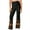 Black Christmas, variant on DISNIMO Black Christmas Girls Flare Leggings with Pockets High Waisted Bootcut Yoga Pants Kids Dance Bell Bottoms Leggings for Kids 5-6 Wide Leg Leggings with Pockets
