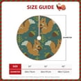 thumbnail image 2 of Sikiie Knitted Woodland Squirrel Christmas Tree Skirt, Christmas Tree Decorations, Christmas Decor, Tree Mat Decoration(30-48IN)-48", 2 of 6