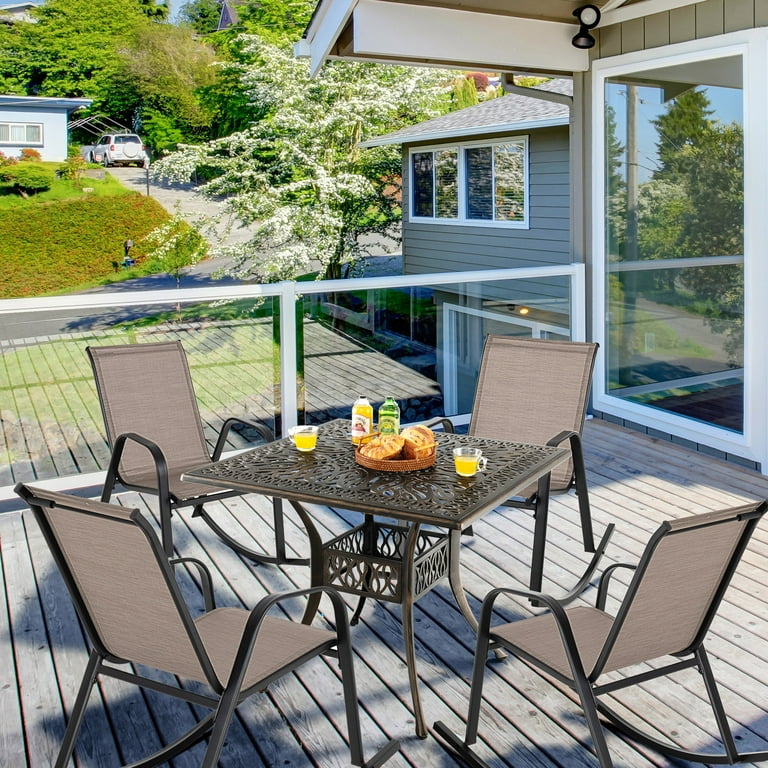 Outdoor Metal Rocker Patio Chairs