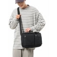 thumbnail image 2 of Bandolera de lona minimalista japonesa para mujeres y hombres, 2 of 2