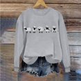 thumbnail image 6 of Vixolx Graphic Sweatshirt for Women Crew Neck Long Sleeve Shirts Oversized Casual Pullover Tops Fall Fashion Clothes, 6 of 6