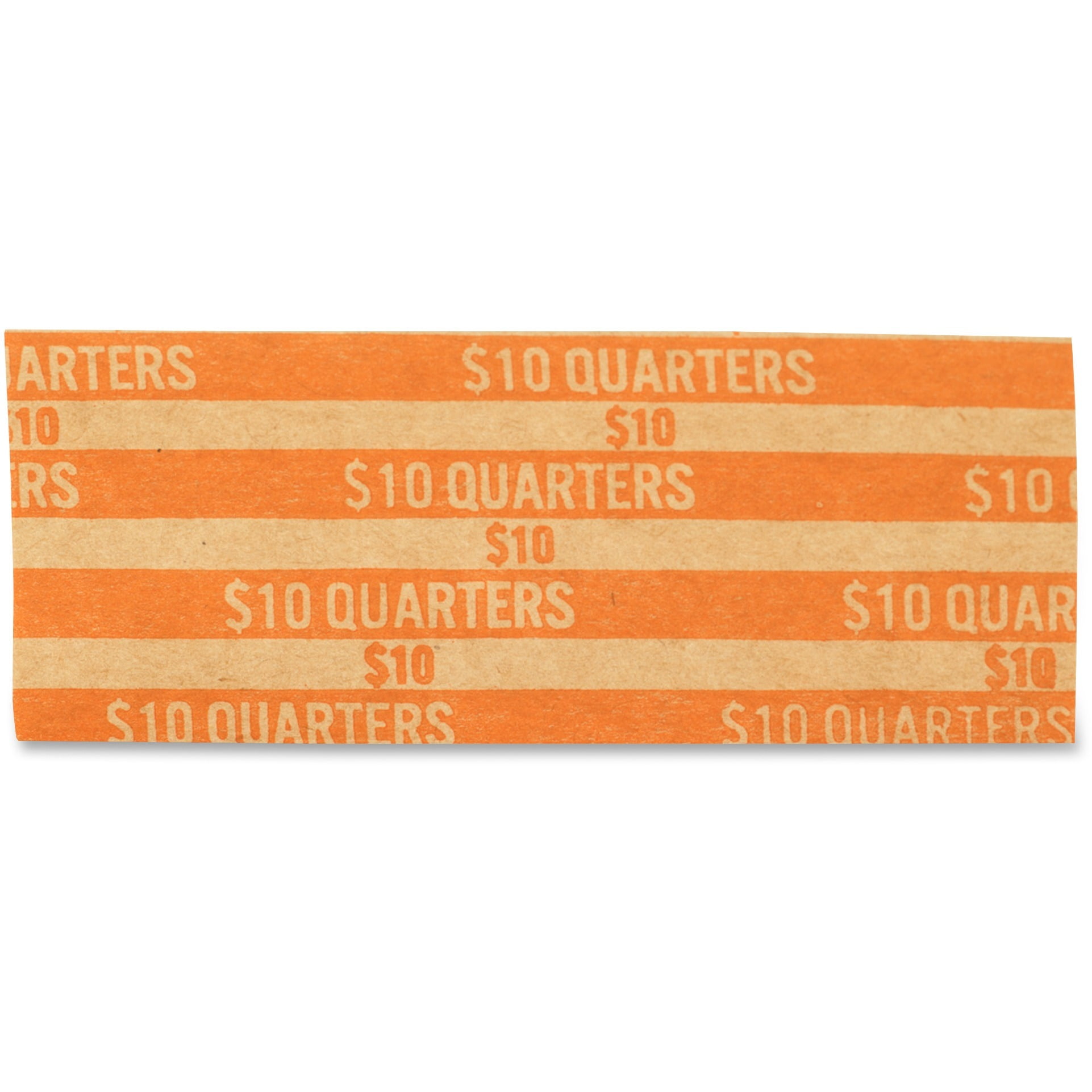 Pap-R Products, PQP30025, Flat Coin Wrappers, 1000 per Box, Kraft