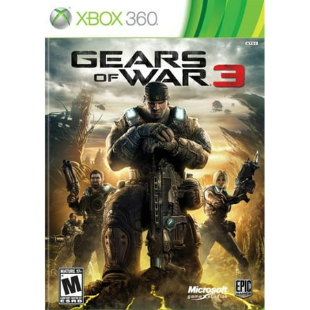 Microsoft Gears of War 3 - Third Person Shooter Retail - Xbox 360 - (Best Xbox 360 First Person Shooter Games)