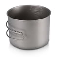 thumbnail image 2 of Juego de utensilios de cocina para acampar al aire libre de titanio ultraligero Lixada, olla de 900 ml, 2 of 8
