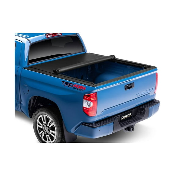 Gator by RealTruck SRX Soft Roll-Up Tonneau Cover Fits 2007-2021 Toyota Tundra with Deck Rail System 8' Bed