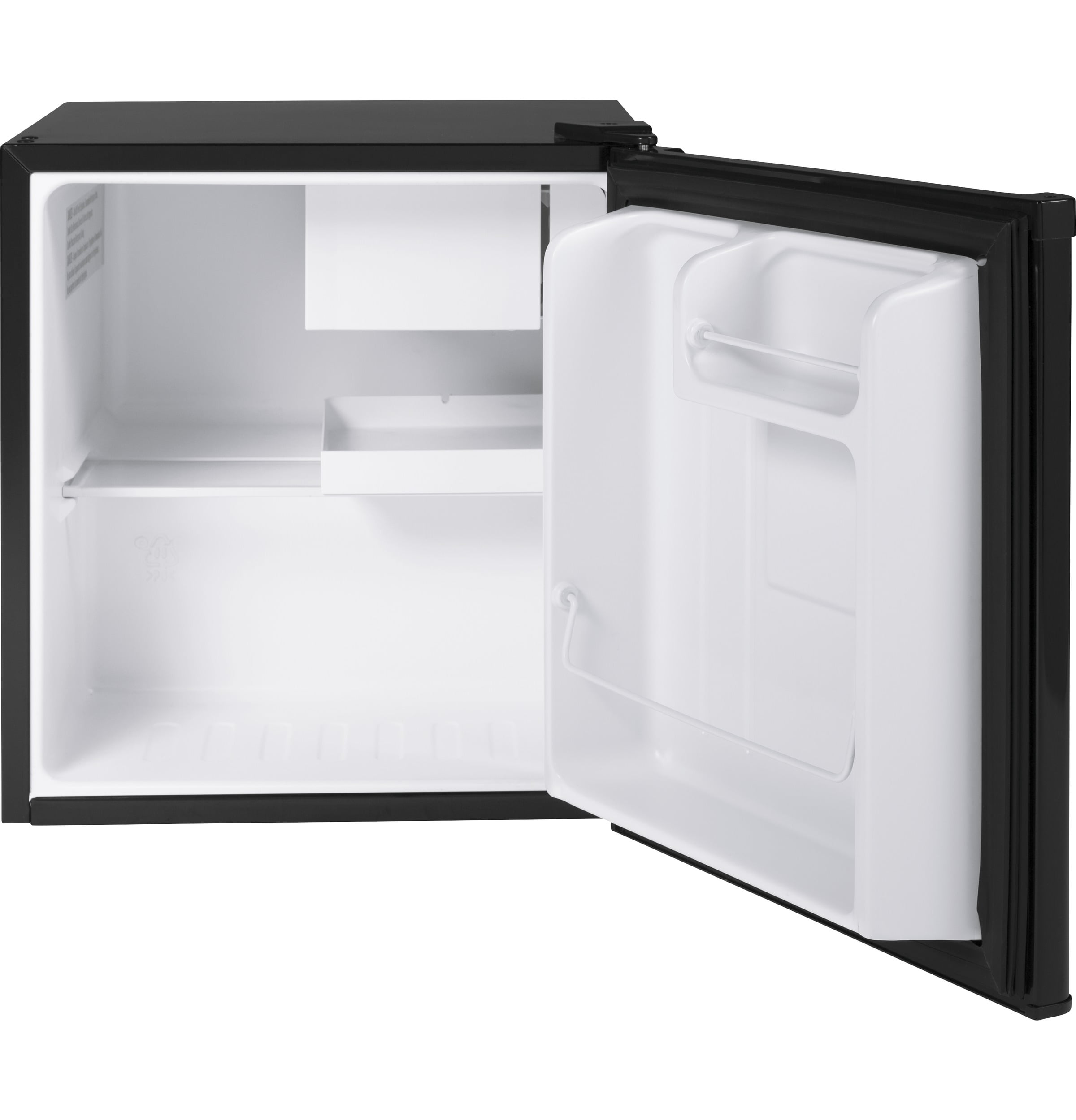 Haier 1 7 Cu Ft Single Door Compact Refrigerator Qhe02ggmbb Black Walmart Com Walmart Com