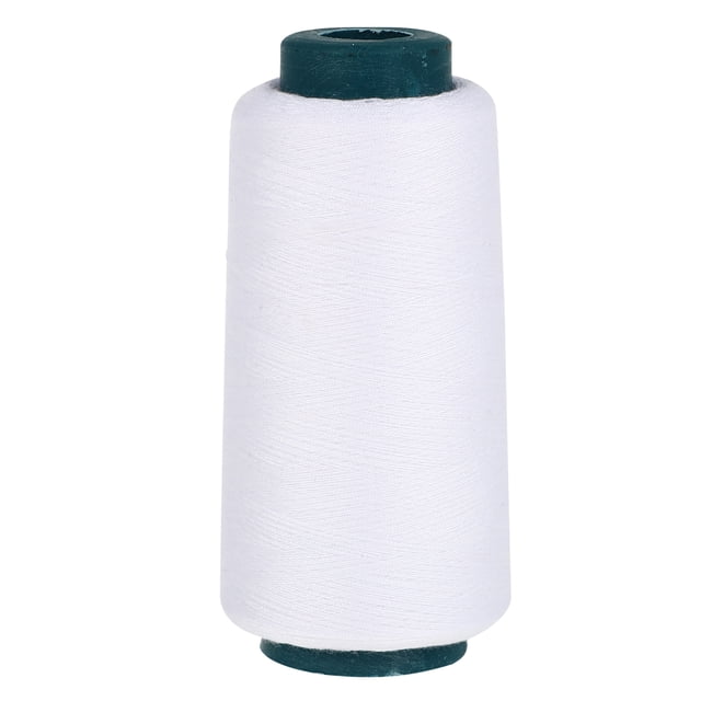 MasteelfCA Spools Sewing Thread 3000 Yards High Polyester Sewing Thread for Hand and Sewing Machines for Home Store ( White )