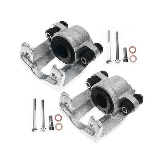 Brake Caliper Set - Compatible with 2005 - 2015 Nissan Armada 5.6L V8 2006 2007 2008 2009 2010 2011 2012 2013 2014