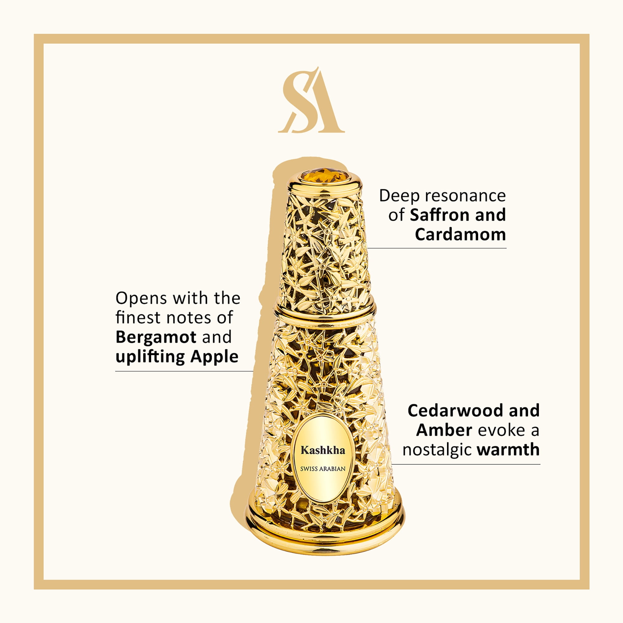 新品★Swiss Arabian★Kashkha EDP★美しいムスクの香り Swiss Arabian Kashkha, Arabian Perfume for Women and Men