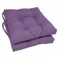 thumbnail image 2 of Blazing Needles  Square 16-inch Twill Dining Chair Cushions (Set of 2) Large, 2 of 5