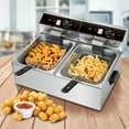 thumbnail image 4 of GVN 3400W Dual Tank Electric Countertop Deep Fryer, 4 of 12