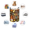 thumbnail image 4 of Gaeub Happy Thanksgiving With Gnome Dirty Clothes Storage Basket, Toy Storage Bin for Storing Clothing, Diapers, Toys-, 4 of 6