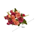 thumbnail image 6 of Single Branch Artificial Flower Multiple Forks Decorative Realistic Fake Rhododendron Wedding Decor Scene Layout-Light Pink, 6 of 8